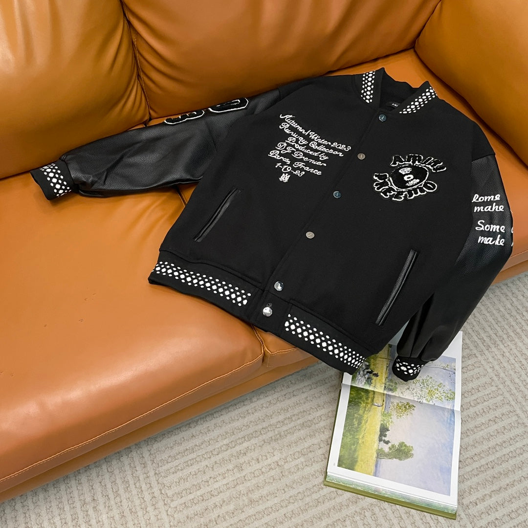 1119 New classic heavy heavy baseball jacket