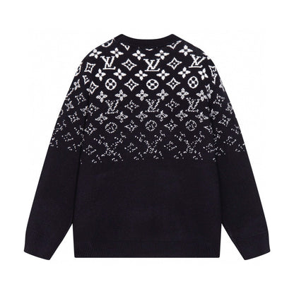 1126 New high quality graded jacquard wool knit sweater