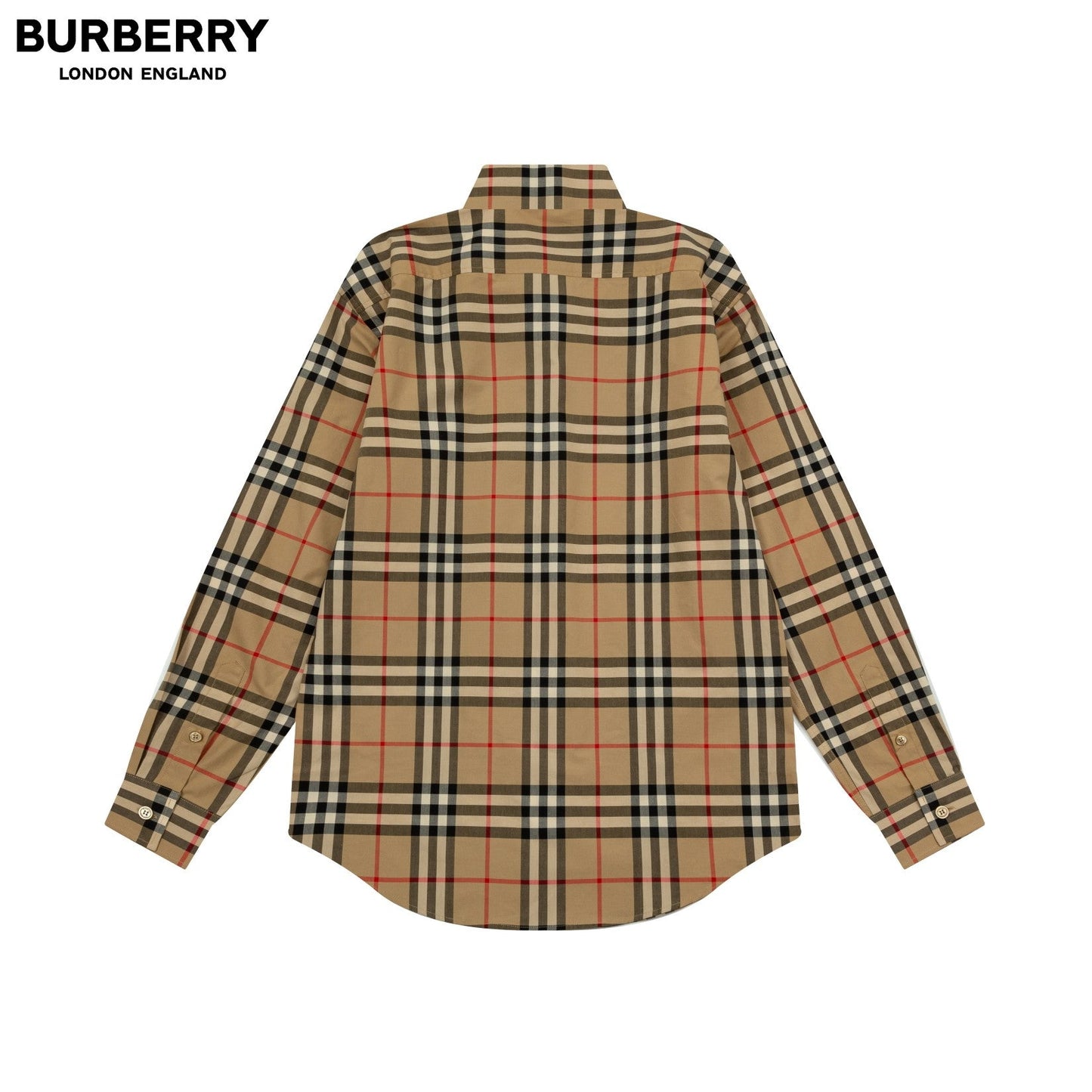 1126 New vintage plaid cotton long-sleeved shirt