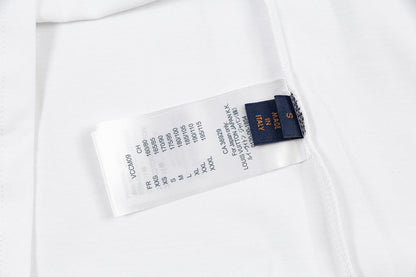 1203 New necklace hand printed T-shirt