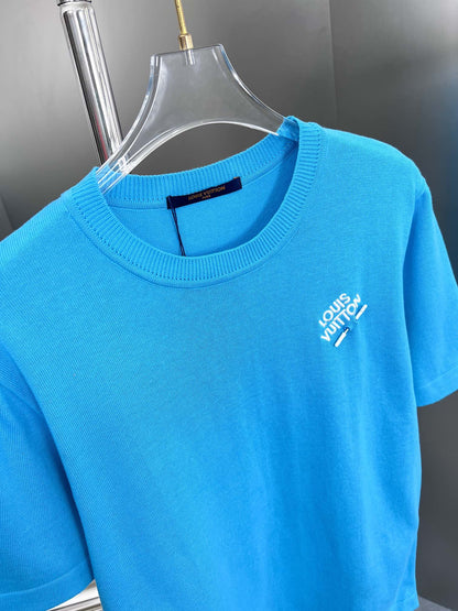 1203 New high quality pin 🧷 short sleeve knit T-shirt