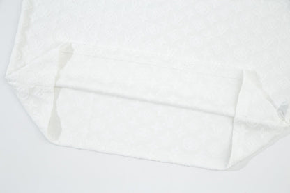 1211 New flocking jacquard towel embroidered T-shirt