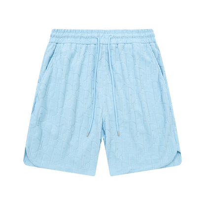 1211 New plaid jacquard towel shorts