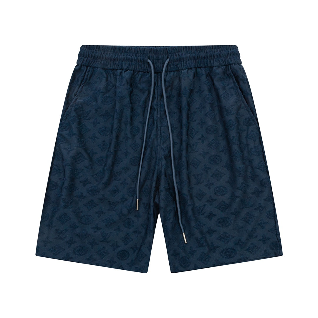 1211 New plaid jacquard towel shorts