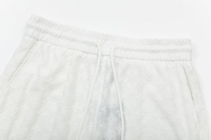 1211 New plaid jacquard towel shorts
