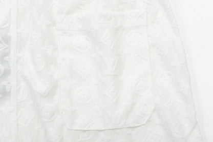 1211 New plaid jacquard towel shorts
