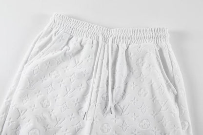 250212 New soft jacquard velvet shorts