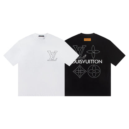 250212 New high quality sparkly diamond T-shirt