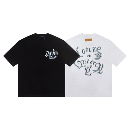 250212 New ink printing effect T-shirt