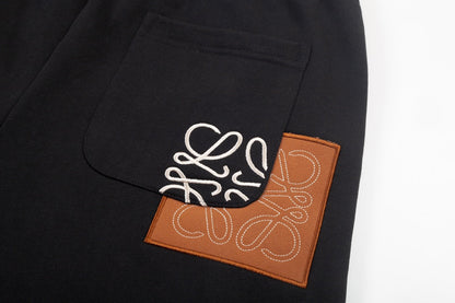 250404 New high-quality webbing patchwork casual shorts
