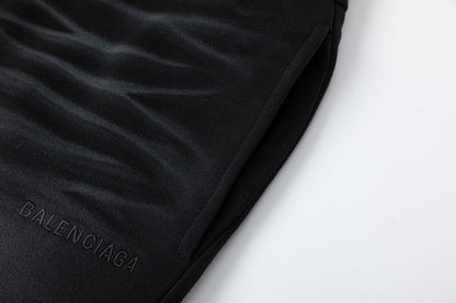 250404 New high-quality inkjet pleated embroidered shorts