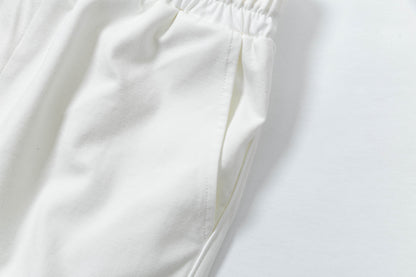 250404 New high-quality simply embroidered knitted shorts