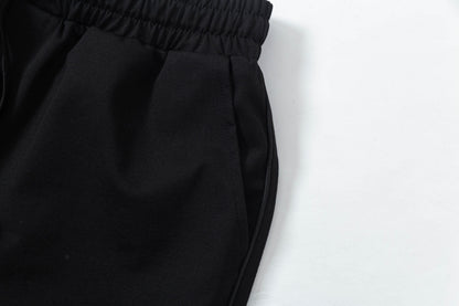 250404 New high-quality simply embroidered knitted shorts