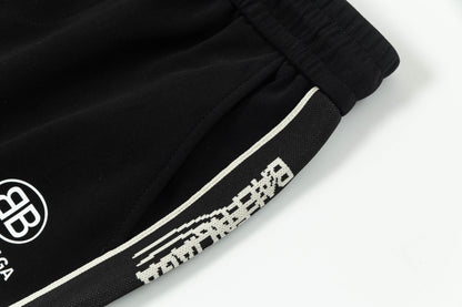 250404 New high-quality webbed knitted shorts