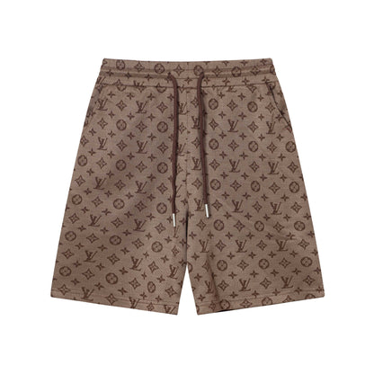 250404 New high-quality full-print jacquard knitted shorts