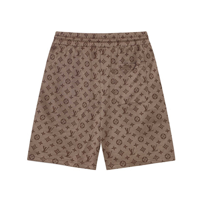 250404 New high-quality full-print jacquard knitted shorts