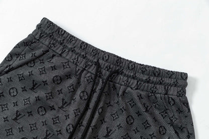 250404 New high-quality full-print jacquard knitted shorts