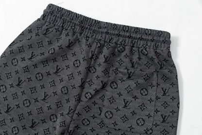 250404 New high-quality full-print jacquard knitted shorts