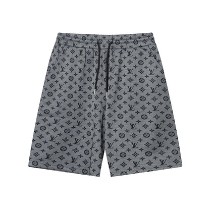 250404 New high-quality full-print jacquard knitted shorts