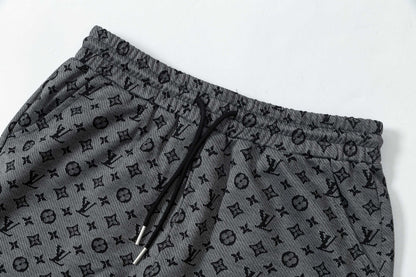 250404 New high-quality full-print jacquard knitted shorts