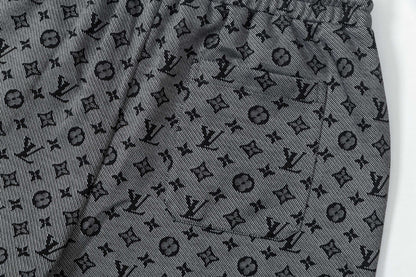 250404 New high-quality full-print jacquard knitted shorts
