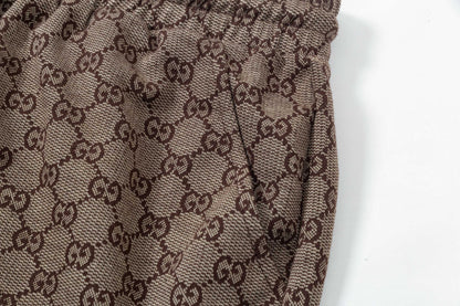 250404 New high-quality full-print jacquard knitted shorts