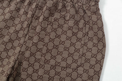 250404 New high-quality full-print jacquard knitted shorts