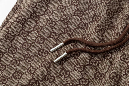 250404 New high-quality full-print jacquard knitted shorts
