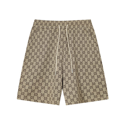 250404 New high-quality full-print jacquard knitted shorts