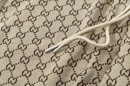 250404 New high-quality full-print jacquard knitted shorts