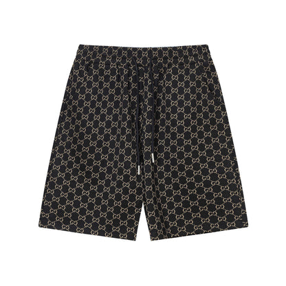 250404 New high-quality full-print jacquard knitted shorts