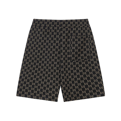 250404 New high-quality full-print jacquard knitted shorts