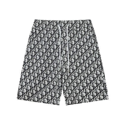 250404 New high-quality full-print jacquard knitted shorts