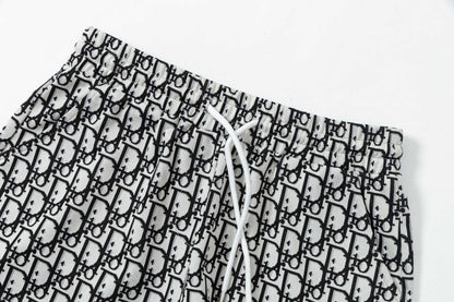 250404 New high-quality full-print jacquard knitted shorts