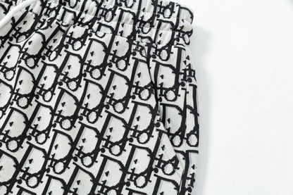 250404 New high-quality full-print jacquard knitted shorts