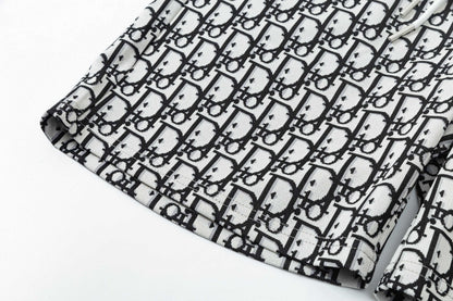 250404 New high-quality full-print jacquard knitted shorts