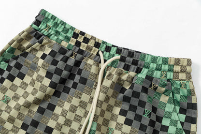 250404 New high-quality checkered shorts