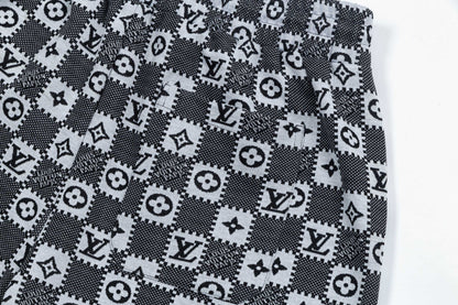 250404 New high-quality jacquard fabric knitted shorts