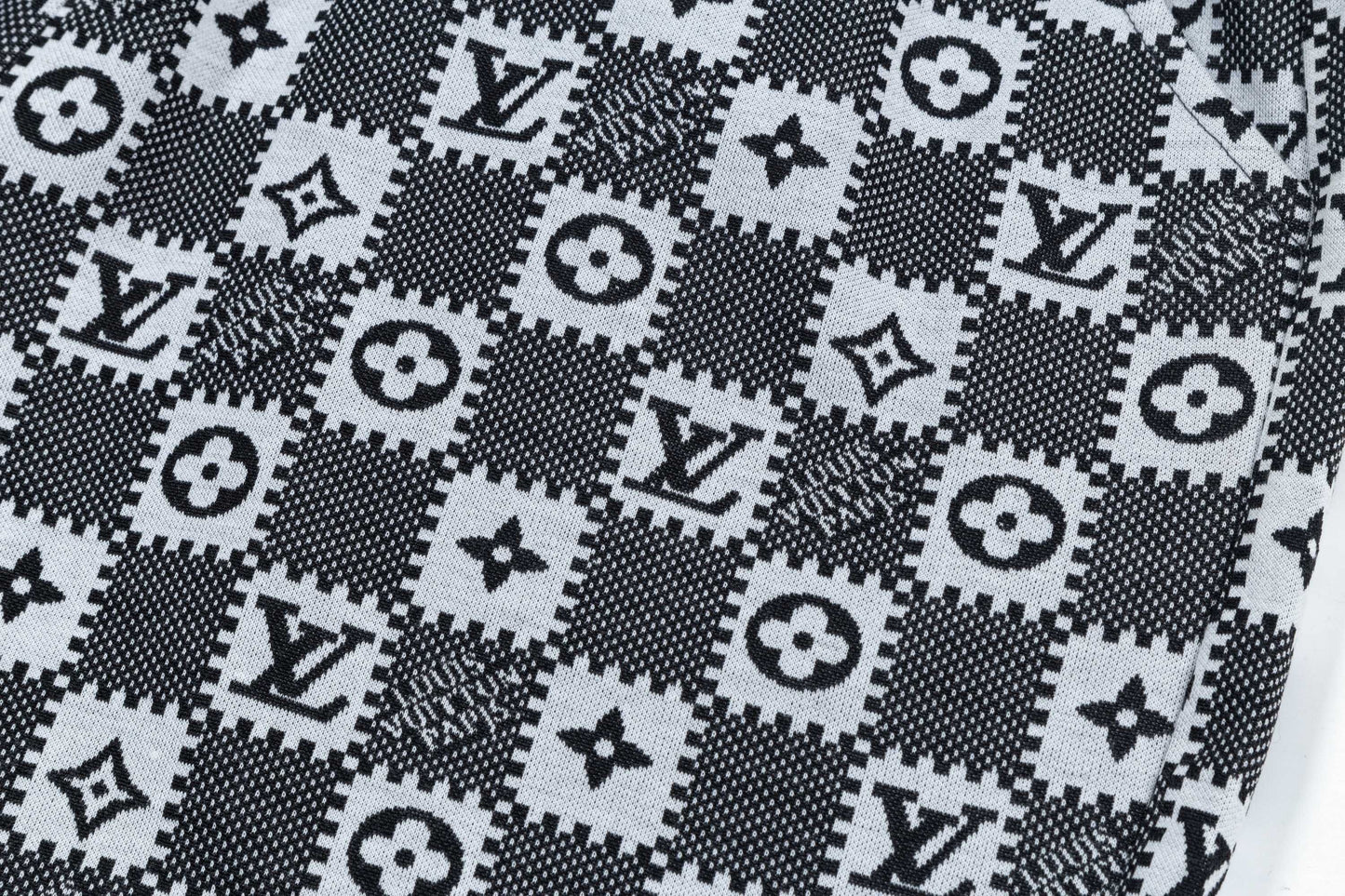 250404 New high-quality jacquard fabric knitted shorts