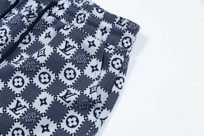 250404 New high-quality jacquard fabric knitted shorts