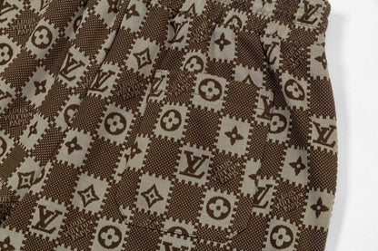 250404 New high-quality jacquard fabric knitted shorts