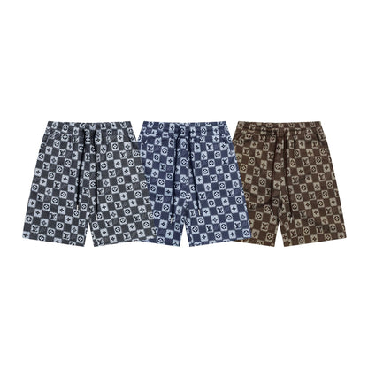 250404 New high-quality jacquard fabric knitted shorts