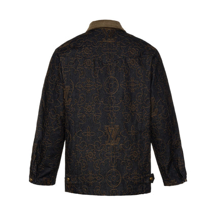 250404 New high-quality heavy industry retro jacket coat