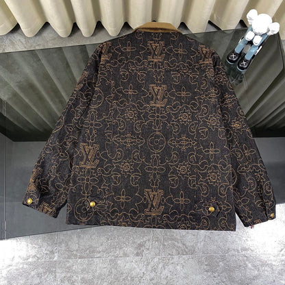250404 New high-quality heavy industry retro jacket coat