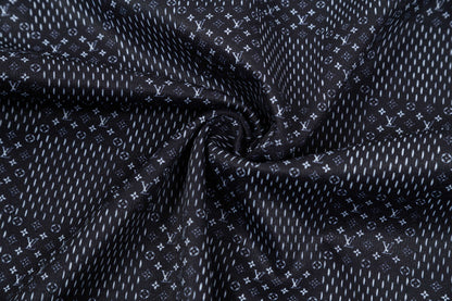 250404 New high-quality checkered style T-shirt