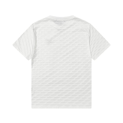 250404 New high-quality summer jacquard full-print T-shirt