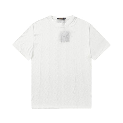 250404 New high-quality summer full-print T-shirt with dark patterns