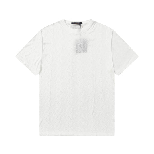 250404 New high-quality summer full-print T-shirt with dark patterns