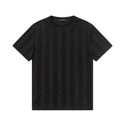 250404 New high-quality summer full-print T-shirt with dark patterns