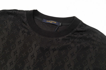 250404 New high-quality summer full-print T-shirt with dark patterns